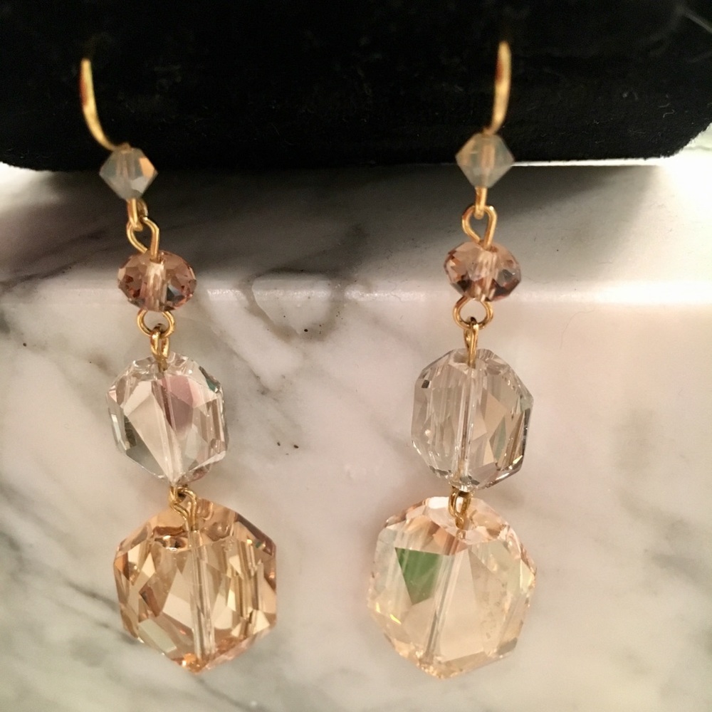 Crystal earrings - Picture 3 of 4
